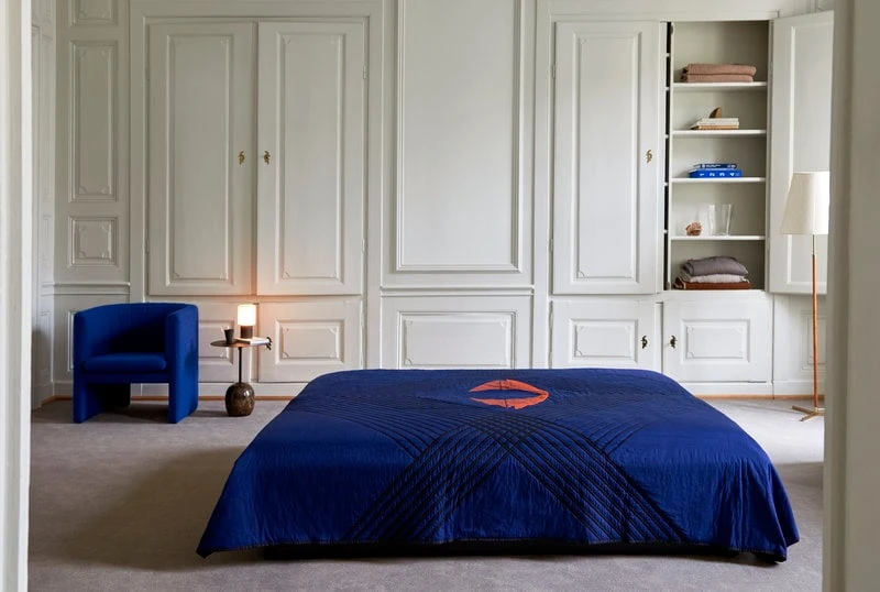 &Tradition The Eye AP9 Bedspread, 240 X 260 Cm, Blue Midnight - Image 3