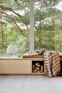 Røros Tweed Bislett Throw 200 X 135 Cm, Cappuccino -Textile Promotional Store BISLETT 5152 Cappuccino