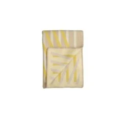 Røros Tweed Bislett Throw 200 X 135 Cm, Lemon Tart -Textile Promotional Store BISLETT THROW 5153 Lemon tart THUMB white