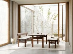 Carl Hansen & Søn BM0699 Seat Cushion, Crisp 4115 -Textile Promotional Store BM0699 BM0698 BM0700 eucalyptus darkoil CUBM0699 crisp4115 v2