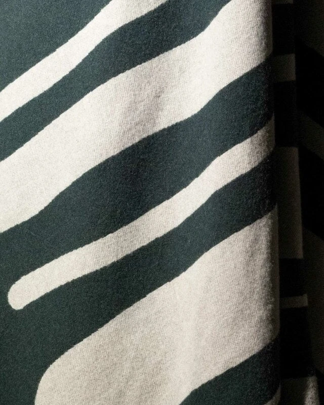 Raawii Brush Blanket, Green - Porcelain 5 Raawii Brush Blanket, Green - Porcelain - Image 3