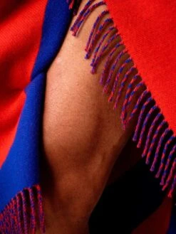 Raawii Brush Blanket, Blue - Red -Textile Promotional Store Brush Nicholai RedBlue Skin 3 role