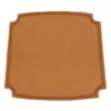 Carl Hansen & Søn CH24 Wishbone Cushion, Light Brown Leather Loke 7050 -Textile Promotional Store CHS CUCH24 HR RAI 7050 LYSBRUN Leather Loke 7050