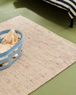HAY Crayon Rug, Multicolour -Textile Promotional Store Crayon Rug multi Laundry Basket S soft blue