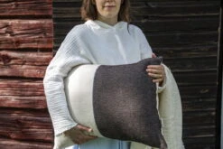 Tikau Block Cushion, 45 X 60 Cm, Blue - Black 12 Tikau Block Cushion, 45 X 60 Cm, Blue - Black -Textile Promotional Store Cushion black blue stripe 6