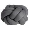 Design House Stockholm Knot Cushion, XL, Grey -Textile Promotional Store DHS21 knotxl1 SM