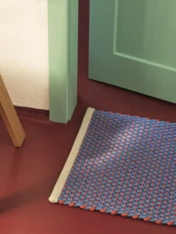 HAY Door Mat, Blue -Textile Promotional Store Door Mat blue 1