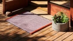 HAY Door Mat, Pink -Textile Promotional Store Door Mat pink Plant Pot with Saucer XL grey