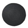 Ferm LIVING Eternal Round Jute Rug, Large, Black -Textile Promotional Store Eternal pyorea juuttimatto iso musta TM