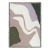 Ferm LIVING Vista Blanket, Off White - Lilac -Textile Promotional Store FL114264373 2 EE