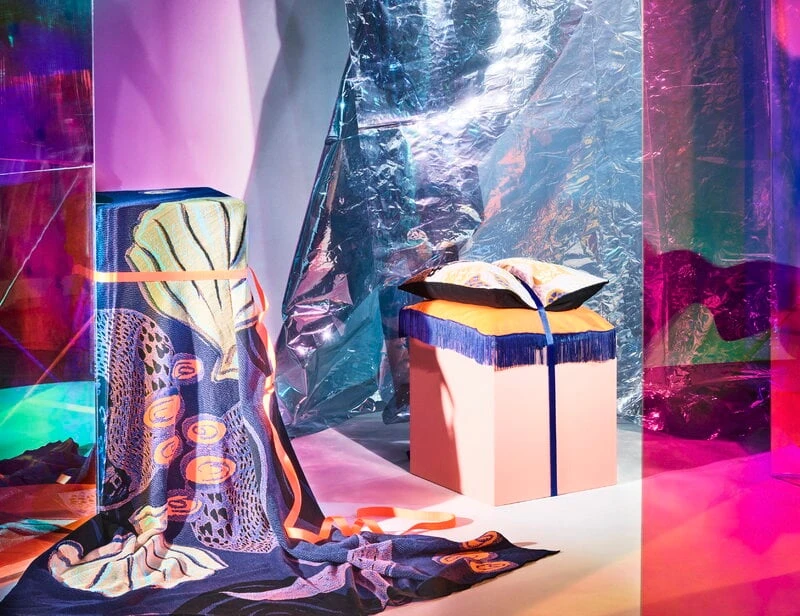 Finarte Paletti Cushion Cover, 50 X 50 Cm, Orange 4 Finarte Paletti Cushion Cover, 50 X 50 Cm, Orange - Image 2