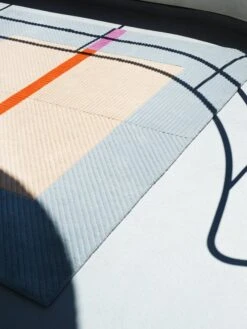 Finarte Akaatti Rug, Beige - Light Blue -Textile Promotional Store Finarte Galleria JuslinMaunula Akaatti Mood 1