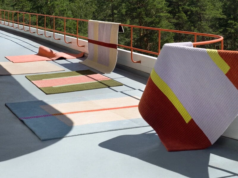 Finarte Umbra Rug, Lilac - Rust 6 Finarte Umbra Rug, Lilac - Rust - Image 4