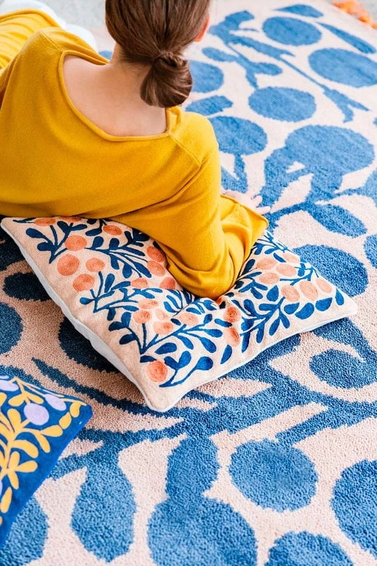 Finarte Terttu Cushion Cover, Blue 4 Finarte Terttu Cushion Cover, Blue - Image 2