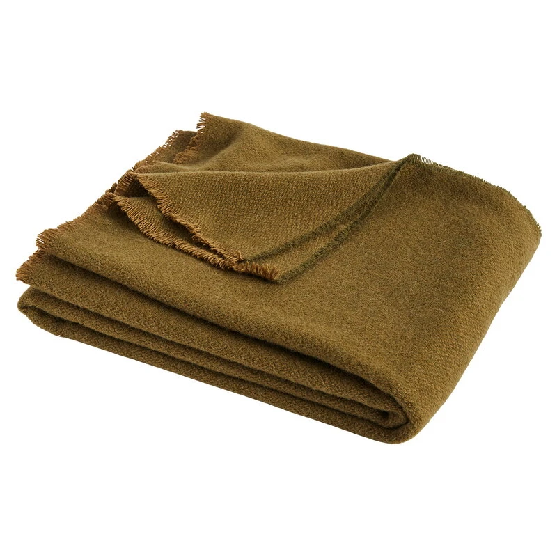 HAY Mono Blanket, 130 X 180 Cm, Olive 3 HAY Mono Blanket, 130 X 180 Cm, Olive
