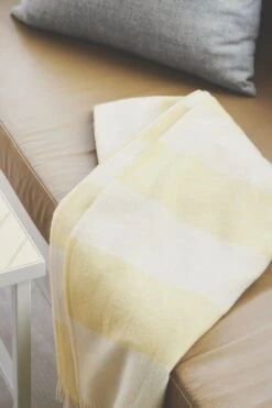 Silkeborg Uldspinderi The Sweater Throw, Yellow -Textile Promotional Store Heg Mller 200625 Silkeborg Uldspinderi10708 copy