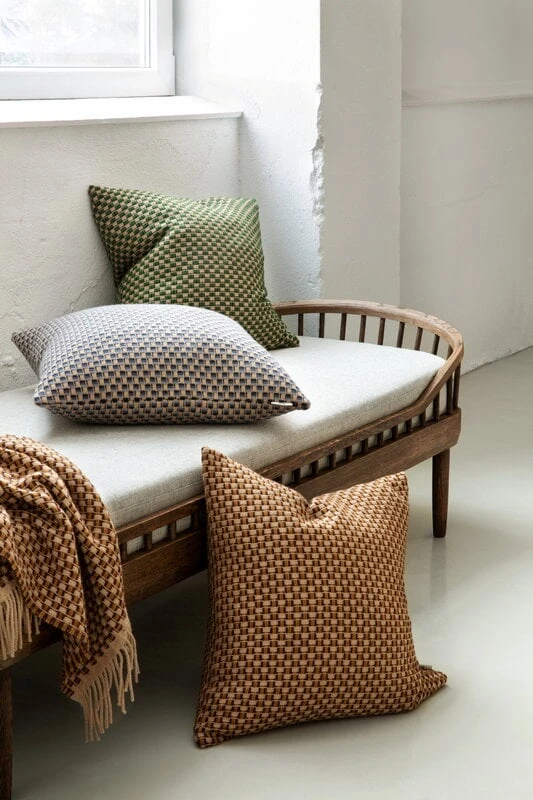 Røros Tweed Isak Cushion, 60 X 60 Cm, Chestnut 7 Røros Tweed Isak Cushion, 60 X 60 Cm, Chestnut - Image 5