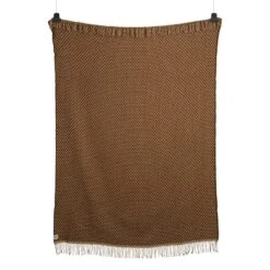 Røros Tweed Isak Throw, 150 X 210 Cm, Chestnut -Textile Promotional Store ISAK THROW 5352 FRONT white