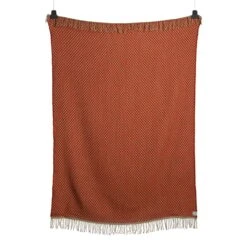 Røros Tweed Isak Throw, 150 X 210 Cm, Red Sumac 9 Røros Tweed Isak Throw, 150 X 210 Cm, Red Sumac -Textile Promotional Store ISAK THROW 5353 BACK white