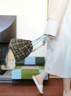 Juslin Maunula Floor Pouf, 60 X 60 Cm, Sodalite -Textile Promotional Store JM 1