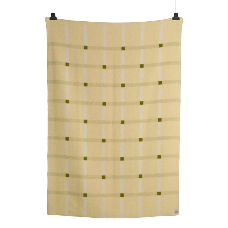 Røros Tweed Knut Throw, 135 X 200 Cm, Lime 5 Røros Tweed Knut Throw, 135 X 200 Cm, Lime - Image 3