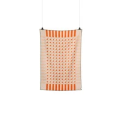 Røros Tweed Kvam Throw, 135 X 200 Cm, Orange -Textile Promotional Store KVAM THROW 5212 BACK white