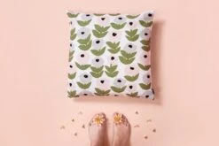 Kauniste Flora Cushion Cover, Grey -Textile Promotional Store KaunisteFloraGreyCushionCoverevenbackground 2048x2048
