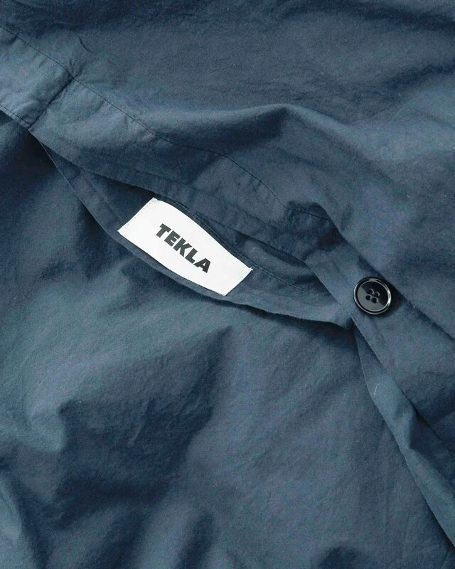 Tekla Single Duvet Cover 150 X 210 Cm, Midnight Blue 5 Tekla Single Duvet Cover 150 X 210 Cm, Midnight Blue - Image 3