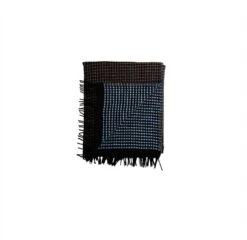 Røros Tweed Lofoten Throw, 210 X 150 Cm, Blue - Mule -Textile Promotional Store LOFOTEN THROW 4551 THUMB white