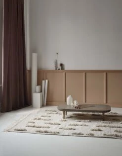 Sera Helsinki Laine Rug Woven, Off White -Textile Promotional Store Laine high white woven