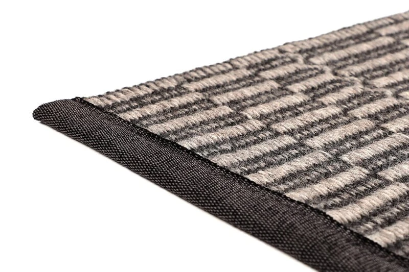 VM Carpet Duo Latua Rug, Grey - Black 5 VM Carpet Duo Latua Rug, Grey - Black - Image 3