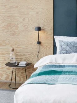 Muuto Tile Cushion, Black/white -Textile Promotional Store Lean Airy Loom Tile med res 1