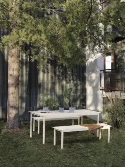 Muuto Sway Throw, Mustard -Textile Promotional Store Linear Steel Table Bench Off White Platform Sway Muuto Org