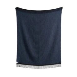 Røros Tweed Lofoten Throw, 210 X 150 Cm, Light Purple - Petroleum