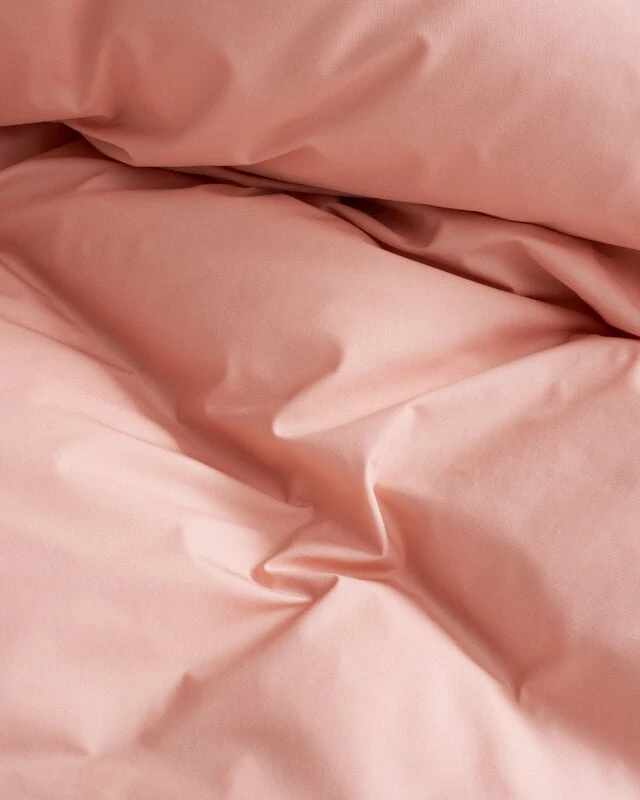 Magniberg Pure Poplin Duvet Cover, Peach 5 Magniberg Pure Poplin Duvet Cover, Peach - Image 3