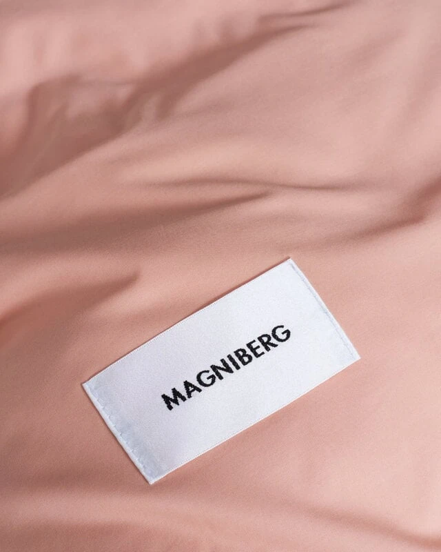 Magniberg Pure Poplin Duvet Cover, Peach 4 Magniberg Pure Poplin Duvet Cover, Peach - Image 2