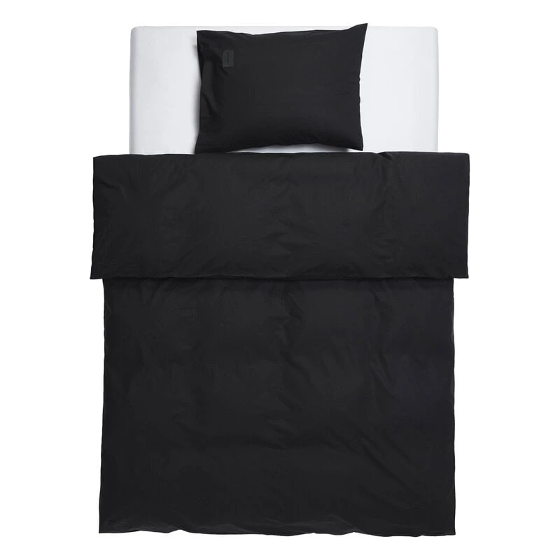 Magniberg Pure Poplin Duvet Cover, Black 4 Magniberg Pure Poplin Duvet Cover, Black - Image 2