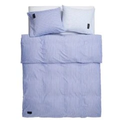 Magniberg Wall Street Oxford Duvet Cover, Striped Medium Blue -Textile Promotional Store MAGNIBERG WALLSTREET OXFORD STRIPE MEDIUM BLUE 037 1