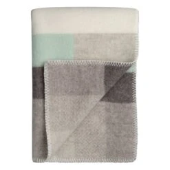 Røros Tweed Mikkel Throw, 135 X 200 Cm, Grey
