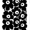 Marimekko Unikko Heavyweight Cotton Fabric, White - Black 1 Marimekko Unikko Heavyweight Cotton Fabric, White - Black -Textile Promotional Store MM21 Kangas3 SM