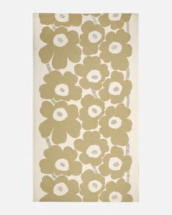 Marimekko Unikko Tablecloth, 140 X 250 Cm, Off-white - Silver - Beige -Textile Promotional Store MM 224 unikko tablecloth 140x250cm 072119 897 FR1