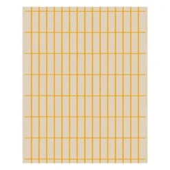 Marimekko Tiiliskivi Cotton-linen Fabric, Linen - Yellow
