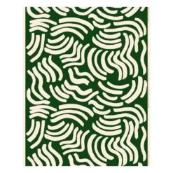 Marimekko Hyräily Cotton Panama Fabric, Green - Cotton