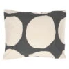Marimekko Kivet Pillowcase, 50 X 60 Cm, Charcoal - Off-white -Textile Promotional Store MM tyynyliina kivet FR1 kuva2