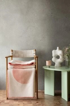 Røros Tweed Moon Throw, 135 X 200 Cm, Rosy Sky -Textile Promotional Store MOON 5903
