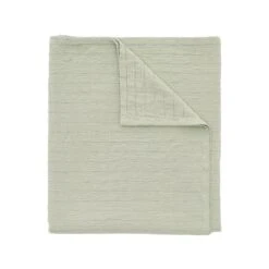 Matri Aava Bed Cover, 160 X 260 Cm, Sage