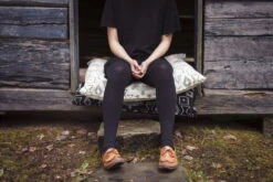 Saana Ja Olli Maailman Synty Cushion Cover, 60 X 80 Cm, White - Black -Textile Promotional Store Maailman synty interior pillow large 1 Photo Unto Rautio hi res