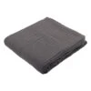 The Organic Company 6-layer Soft Blanket, Dark Grey -Textile Promotional Store Organic Company 6Layer Soft Blanket Dark Grey Flat