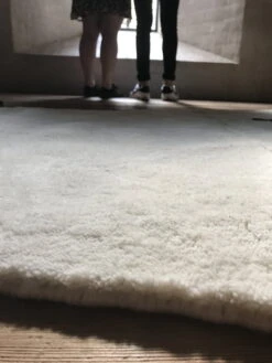 MUM's Polar Bear Rug -Textile Promotional Store POLAR BEAR softness closeup