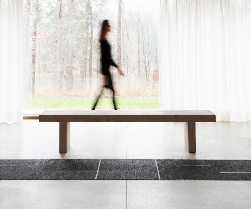 Pappelina Fred Rug, 70 X 90 Cm, Black - Vanilla 5 Pappelina Fred Rug, 70 X 90 Cm, Black - Vanilla - Image 3